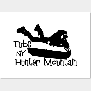 Snow Tube Hunter Mountain, New York Posters and Art